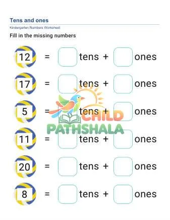 Preview of Tens Ones