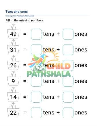 Preview of Tens Ones D