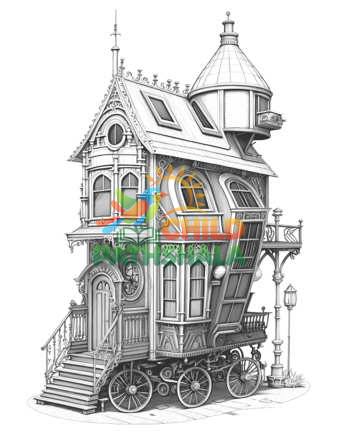 Preview of Tiny House Steampunk Little Steampunk Houses Dark