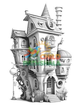 Preview of Tiny House Townhouse Little Townhouses Dark