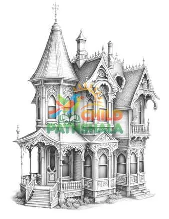 Preview of Tiny House Victorian Victorian Houses Dark