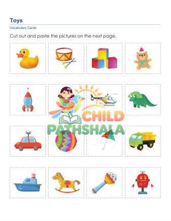 Preview of Toys Words A