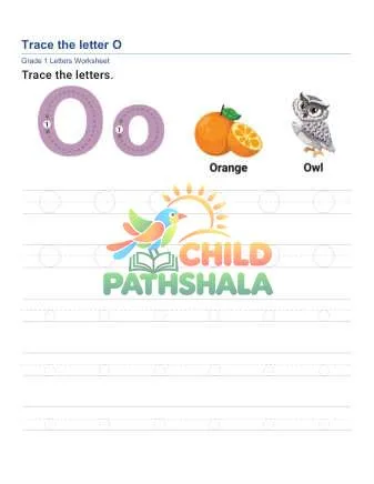 Preview of Trace Letter O