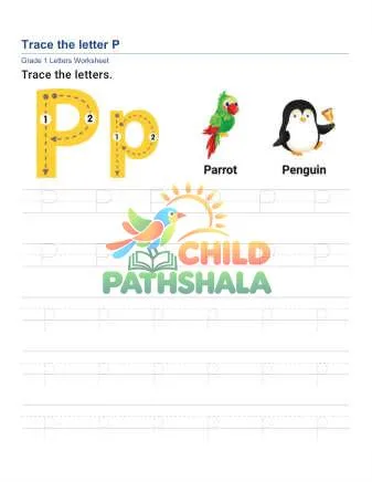 Preview of Trace Letter P