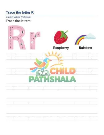 Preview of Trace Letter R