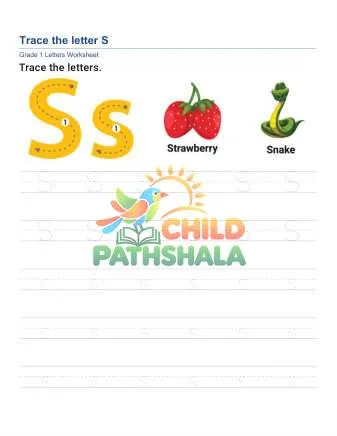 Preview of Trace Letter S