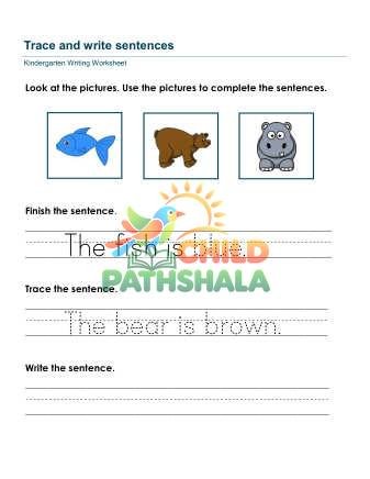 Preview of Write Sentences 1
