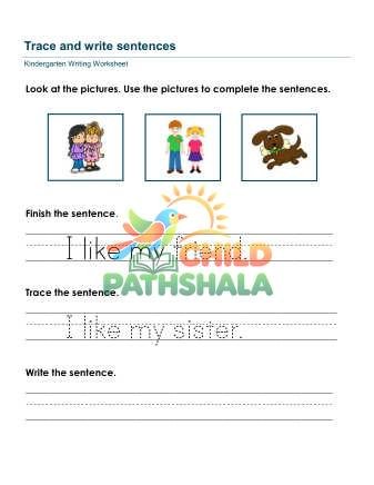 Preview of Write Sentences 3