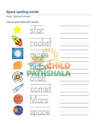 Trace Write Words 4