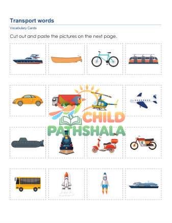 Preview of Transport Words A