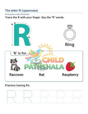 Preview of Uppercase Letter R