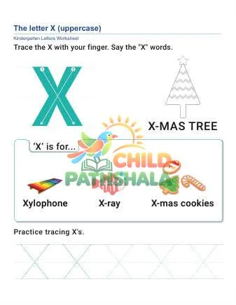 Preview of Uppercase Letter X