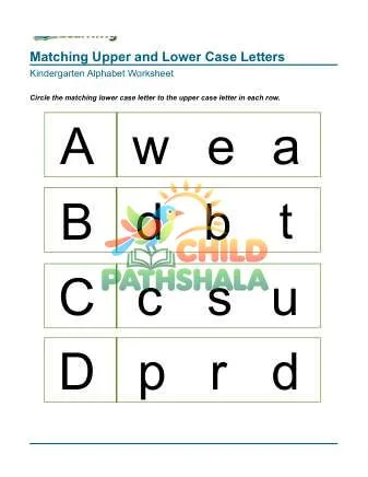 Preview of Uppercase Lowercase Letters