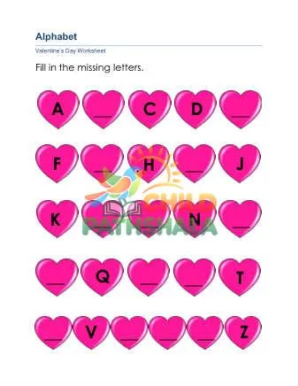 Preview of Valentine Alphabet