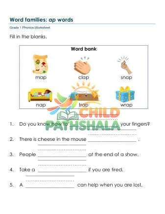 Preview of Word Families