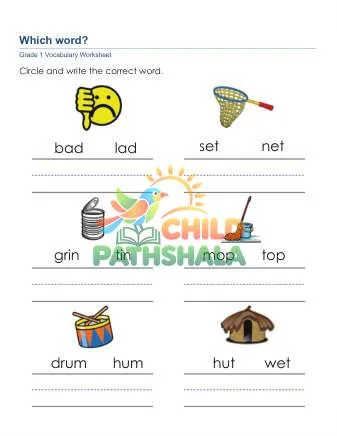 Preview of Write Words Pictures