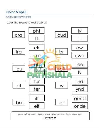 Preview of Color Spell Words