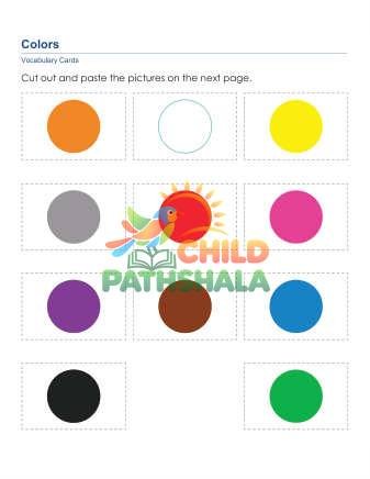 Color Words A Worksheet for Grade 1