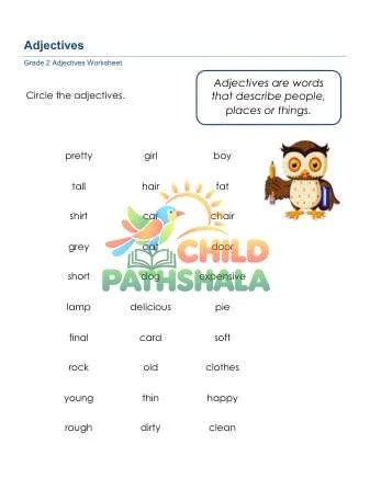 Preview of Identify Adjectives