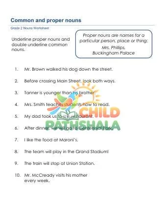 Preview of Nouns
