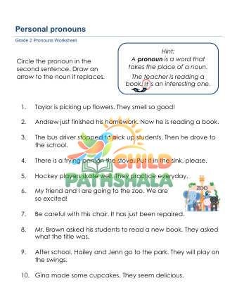 Personal Pronouns B