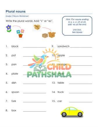 Plural Nouns A