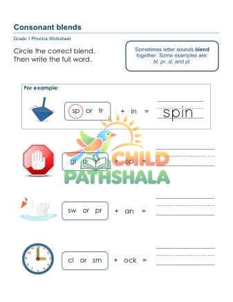Consonant Blends