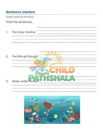Preview of Sentence Starters