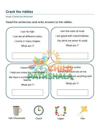 Preview of Sentences Riddle Xrh