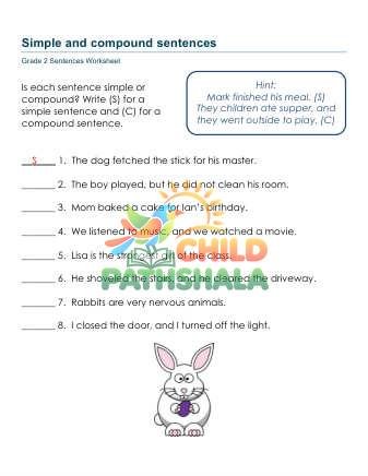 Simple Compound Sentences A