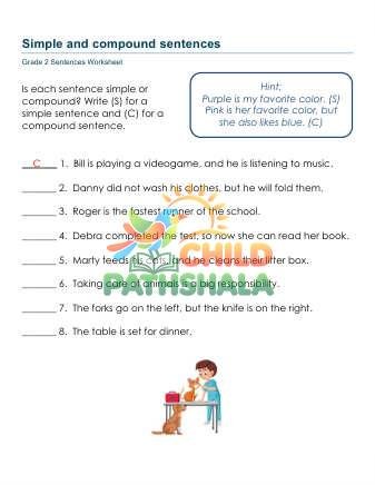 Simple Compound Sentences C