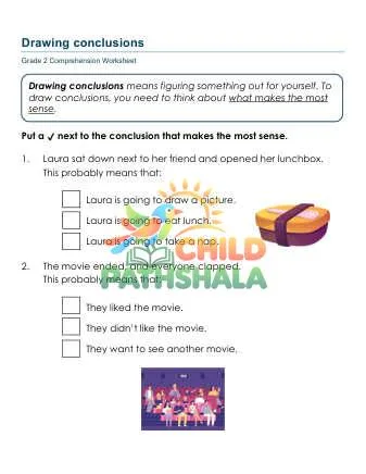 Preview of Conclusions Inferences