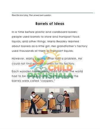 Preview of Story Barrels Of Ideas