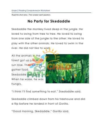 Preview of Story No Party For Skedaddle