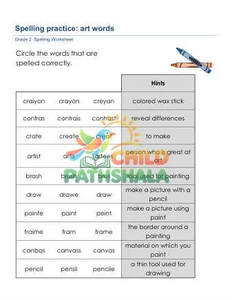 Preview of Spelling Challenge