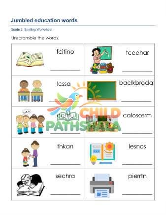 Preview of Jumbled Words 1
