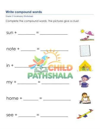 Preview of Write Compound Words
