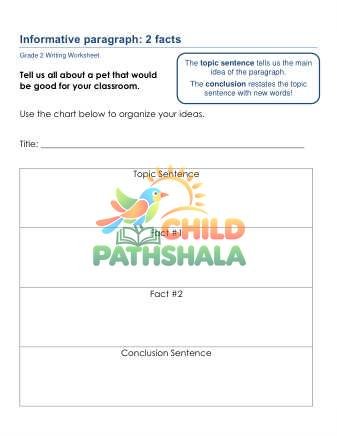 Informative Paragraph Gsb Worksheet for Grade 2