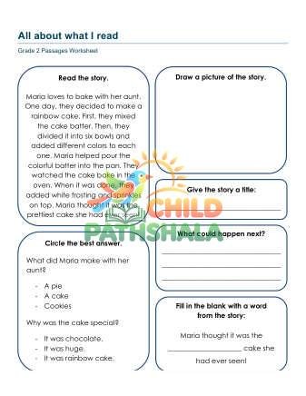 Physical printed worksheet page test layout