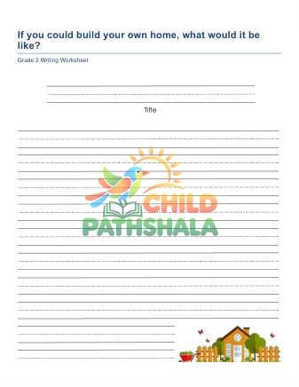 Writing Prompts Goy Worksheet for Grade 2