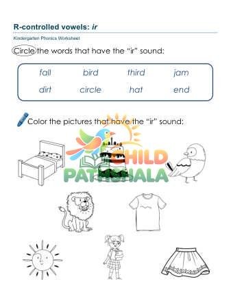 Preview of R Controlled Vowels