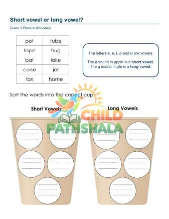 Preview of Short Long Vowels