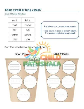 Preview of Short Long Vowels Rsm