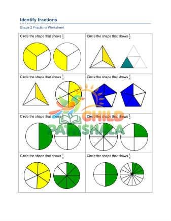 Fractions Identify B