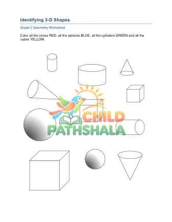 Preview of Geometry Identify 3d Shapes