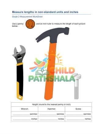 Measurement Length Non Standard Inches A