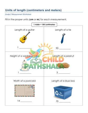 Preview of Measurement Units Of Length Metric
