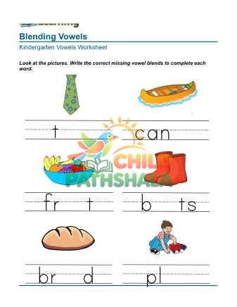 Write Blending Vowels 4