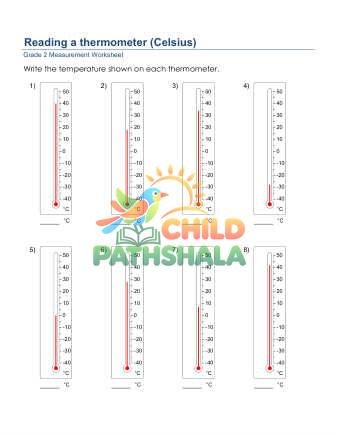 Preview of Reading A Thermometer Metric B