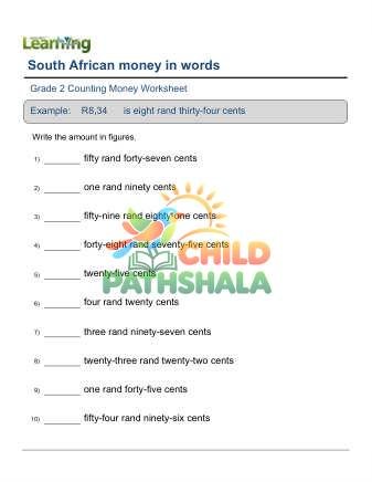 South African Money In Words E